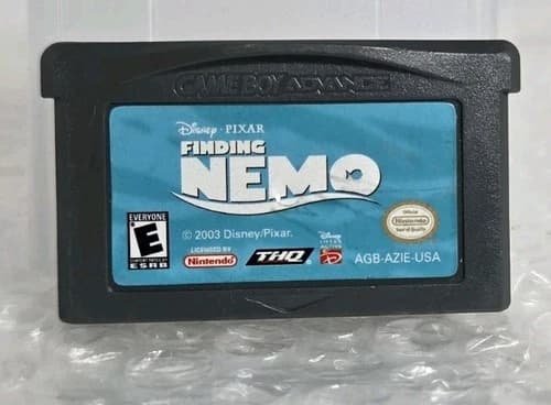 Finding Nemo Game Boy Advance Nintendo GBA Disney Pixar Movie THQ Cartridge Test