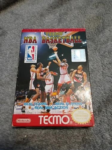 Tecmo NBA Basketball (Nintendo NES, 1992) CIB