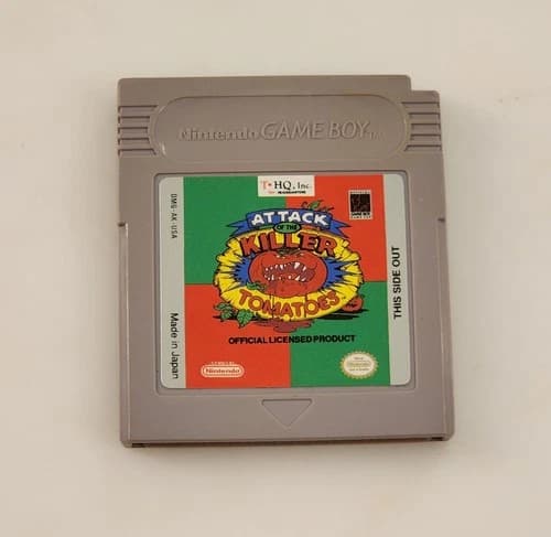 Attack of the Killer Tomatoes (Nintendo Game Boy, 1992) GB Original Tested Authe