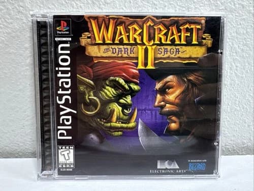 WarCraft II: The Dark Saga (Sony PlayStation 1, 1998) - CIB - Great Condition!