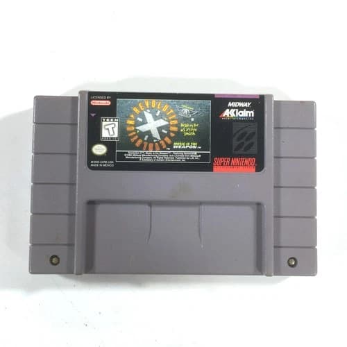 Revolution X Music Is The Weapon SNES Super Nintendo Video Game Cartridge