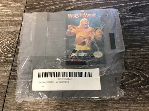 NES Wrestlemania 1989 Nintendo Video Game Acclaim WWF 1989