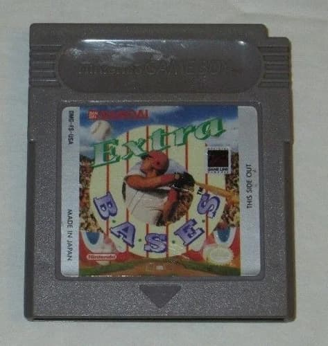 Extra Bases (Nintendo Game Boy, 1991) Rare (Bandai) NTSC
