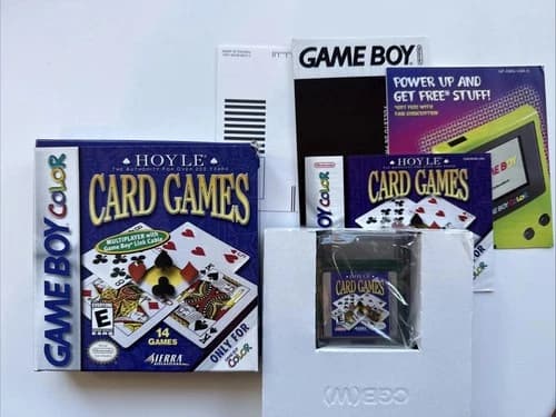 Hoyle Card Games for the Game Boy Color - Complete in Box CIB unplayed?