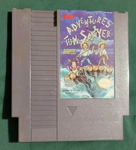Adventures of Tom Sawyer (Nintendo, 1989) Tested and Working