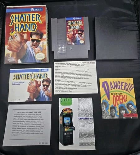 Shatterhand Nintendo NES, 1991 Complete CIB Box Manual Inserts Tested Authentic