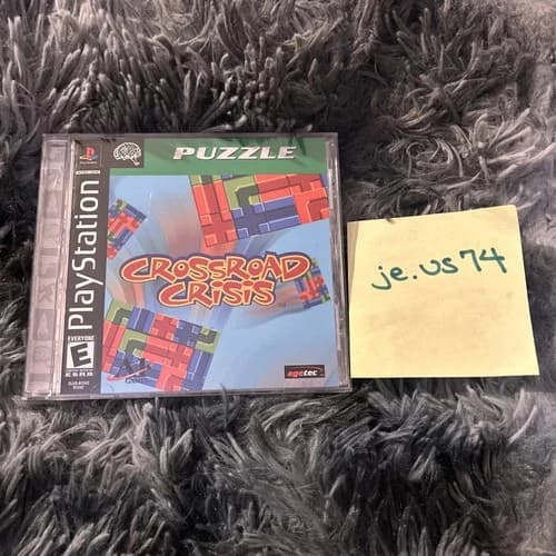 Crossroad Crisis PS1 (Sony PlayStation 1, 2001) Complete