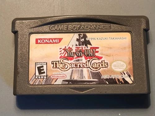 Yu-Gi-Oh The Sacred Cards - Game Boy Advance GBA Game - Authentic Tested Working