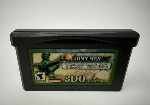 Army Men Turf Wars Gameboy Advance Authentic Cartridge Only Tested & Works
