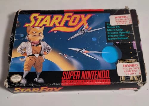 Star Fox (Super Nintendo, 1993)CIB, TESTED