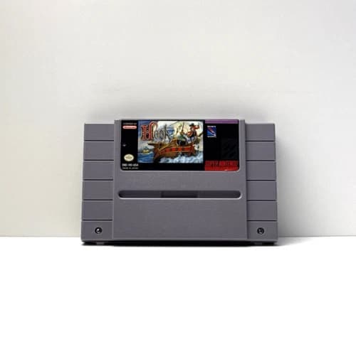 Hook Nintendo SNES Authentic Cartridge Refurbished Tested Free Shipping