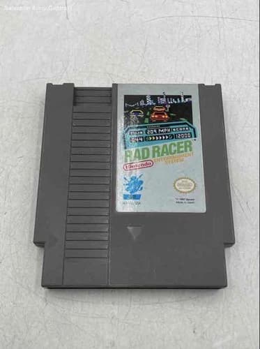 Vintage Nintendo Entertainment System Rad Racer Video Game Cartridge