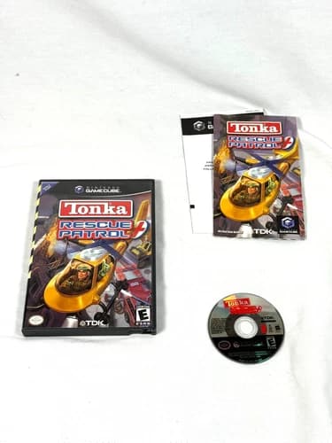 Tonka Rescue Patrol (Nintendo GameCube, 2003), CIB, Tested and Working