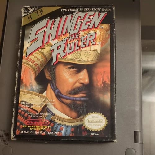 Shingen the Ruler Nintendo 1990 NES CIB