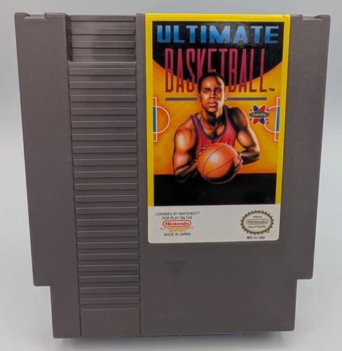Ultimate Basketball (Nintendo Entertainment System, 1990) - Authentic - Tested