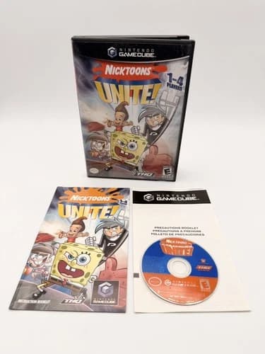 Nicktoons Unite (Nintendo GameCube, 2005) - CIB - Fast Free Shipping!