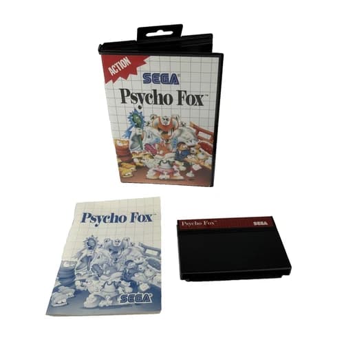 Psycho Fox Sega Master System SMS Complete in Box CIB
