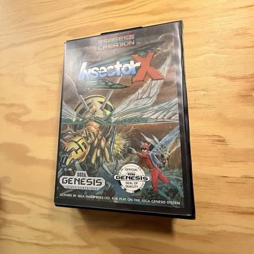 Insector X (Sega Genesis, 1990) Complete In Box - CIB