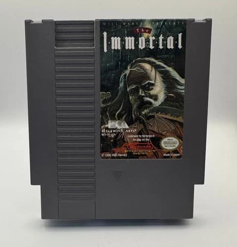 The Immortal NES loose cart - cleaned, tested, and working
