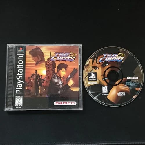Time Crisis PS1 PlayStation - CIB - Complete w/ Manual