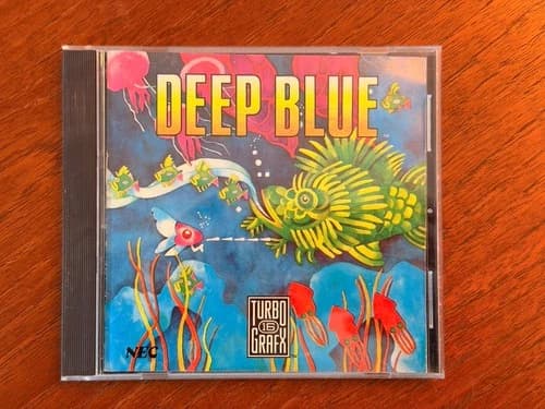 DEEP BLUE TurboGrafx-16 Game Complete CIB 100% Authentic, Tested