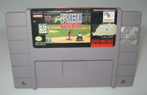 Super R.B.I. Baseball (Super Nintendo Entertainment System, 1995) TESTED & Works