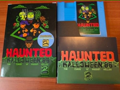 Haunted: Halloween '86 Exclusive RetroGameCon Chiller Blue Variant 1/100 CIB NES