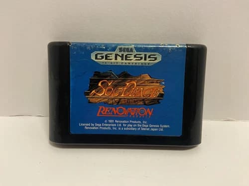 Sol-Deace Sega Genesis Cart Only Tested Working Authentic