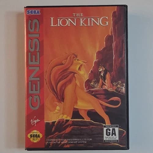 The Lion King Sega Genesis CIB Tested