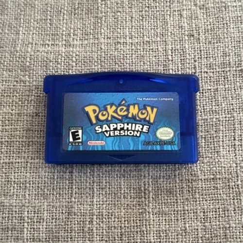 Nintendo Pokemon Sapphire Version Game Boy Advance NTSC-U/C