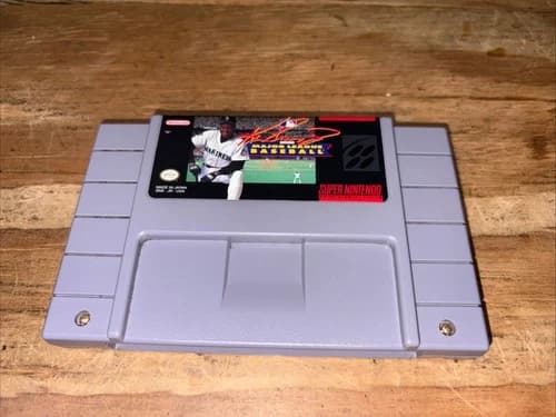 Ken Griffey Jr Major League Baseball (Super Nintendo SNES, 1994) MLB 90’s