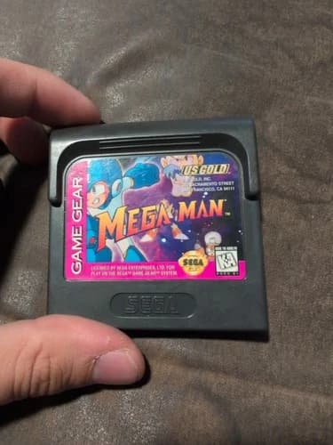 MEGA MAN Sega Game Gear CAPCOM Megaman AUTHENTIC Game Cartridge Only RARE