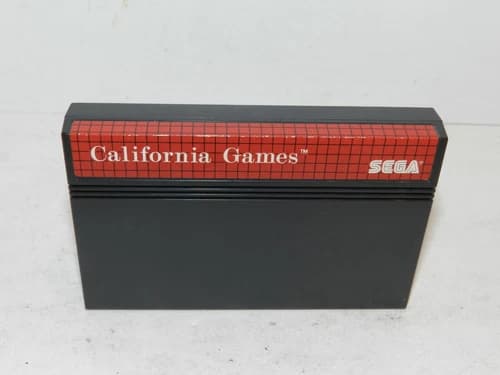 California Games Sega Master System Game Authentic! Good Condition! Tested!