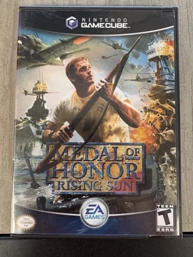 Medal of Honor: Rising Sun (Nintendo GameCube, 2003) Complete With Manual