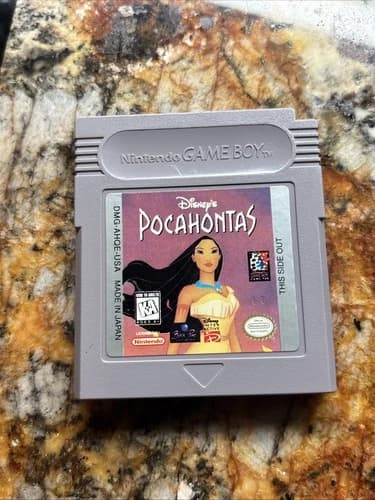 Disney's Pocahontas (Nintendo Game Boy, 1996) Loose Cartridge TESTED & WORKING!