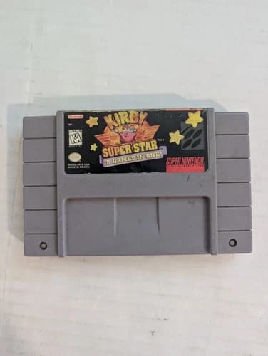 Kirby Super Star SNES Authentic Tested Clean Label Nintendo Super Nintendo