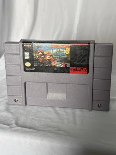 Donkey Kong Country 3: Dixie Kong's Double Trouble SNES cartridge