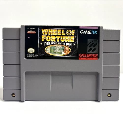 Wheel of Fortune (Super Nintendo SNES, 1992) Authentic Game Cartridge Tested