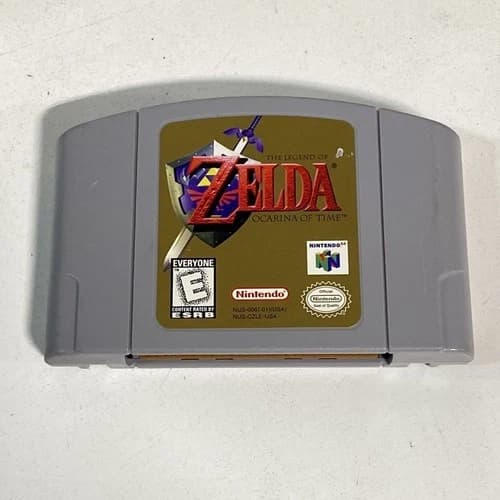The Legend of Zelda: Ocarina of Time Nintendo 64 N64 Gray Cartridge