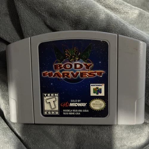 Body Harvest (Nintendo 64, 1998) N64 Authentic TESTED