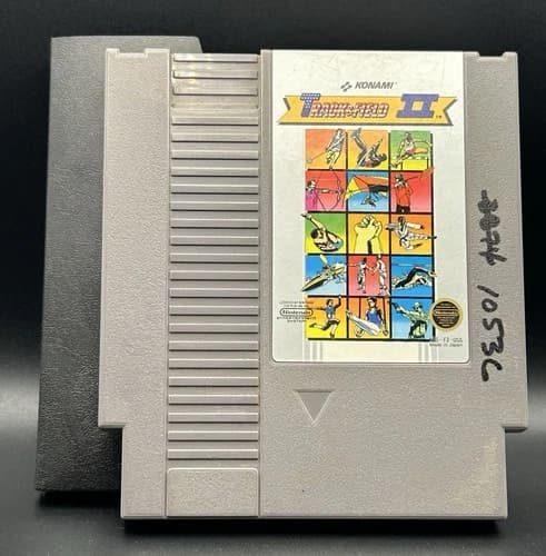 Track & Field II 2 Nintendo NES 1989 Tested & Working