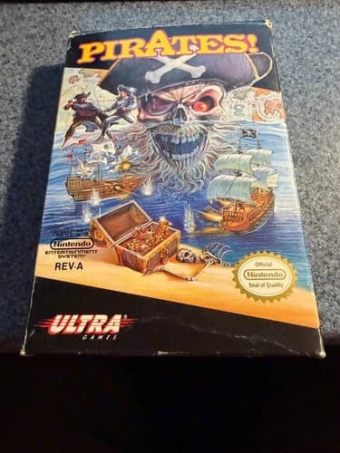 Pirates - Nintendo (NES) - Complete in Box (CIB) w/ Map Pirates!