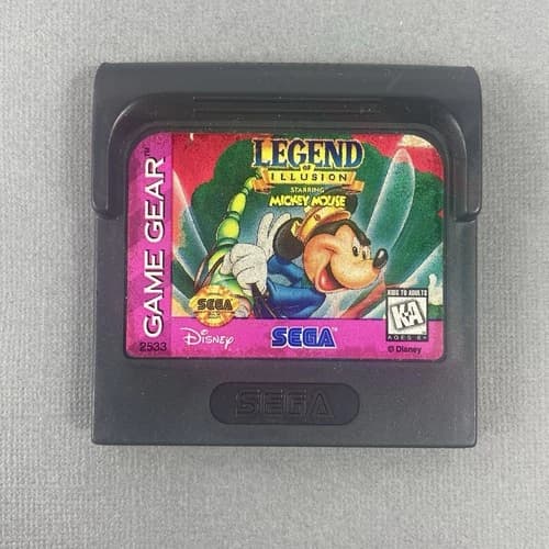 Legend of Illusion Mickey Mouse Sega Game Gear - Game Only Disney