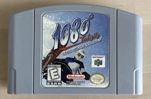 1080 Snowboarding Nintendo 64 N64 Authentic Tested Working