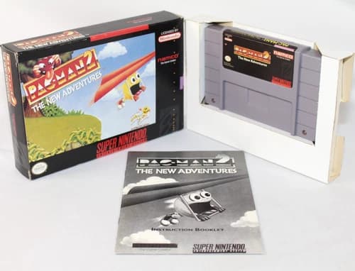 Pac-Man 2: The New Adventures SNES Super Nintendo Complete CIB Great Condition!