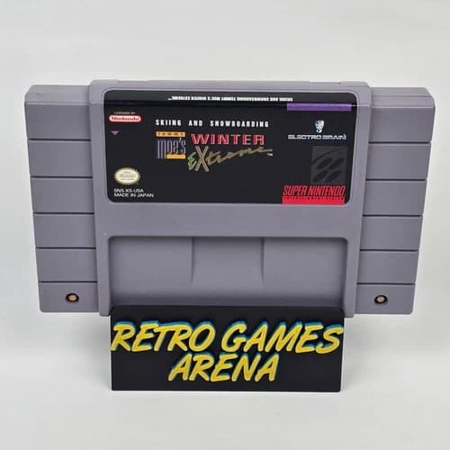 Skiing & Snowboarding Tommy Moe's Winter Extreme (Super Nintendo SNES) Cartridge