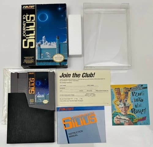 Journey to Silius (Nintendo Entertainment System, 1990) CIB Complete In Box