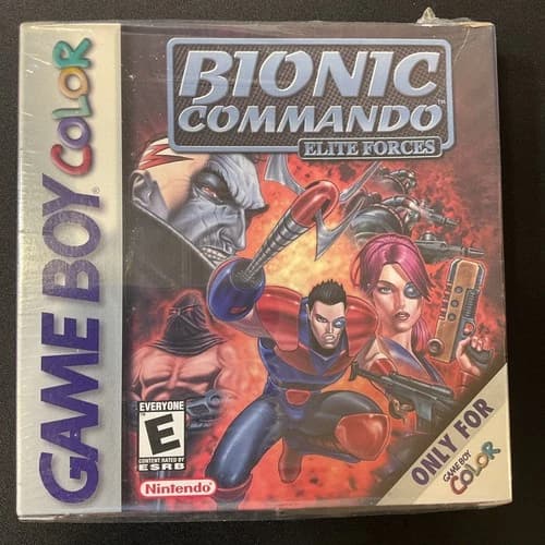 Bionic Commando: Elite Forces Nintendo Game Boy Color NRMT COMPLETE n box!