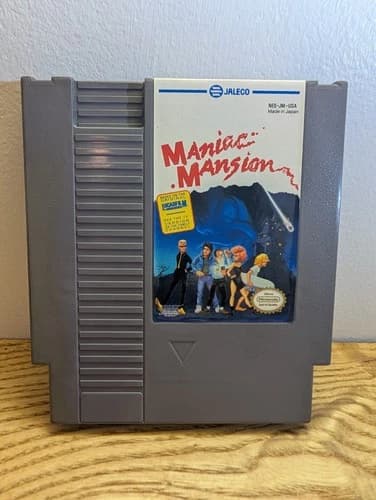 Maniac Mansion Cartridge Only (Nintendo NES, 1990) Tested Authentic