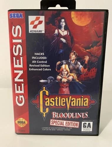 Castlevania Bloodlines Special Edition (Sega Genesis)